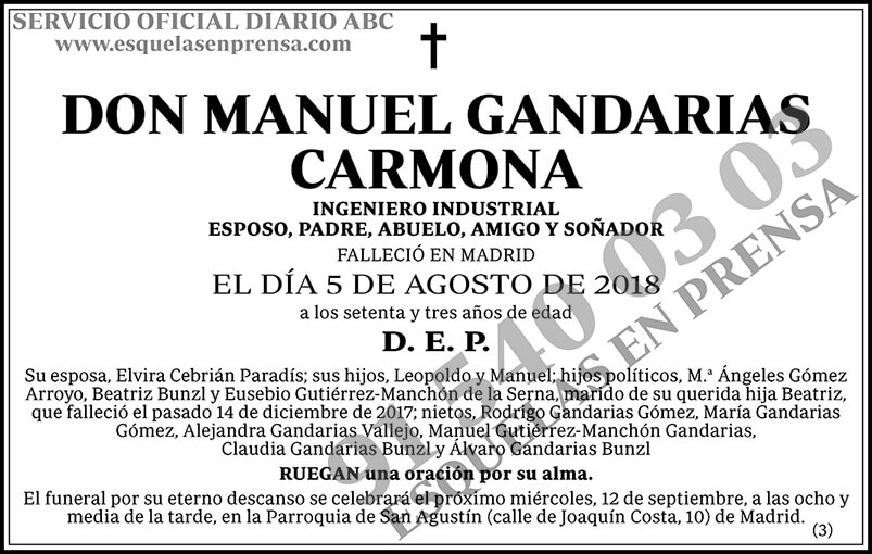 Manuel Gandarias Carmona